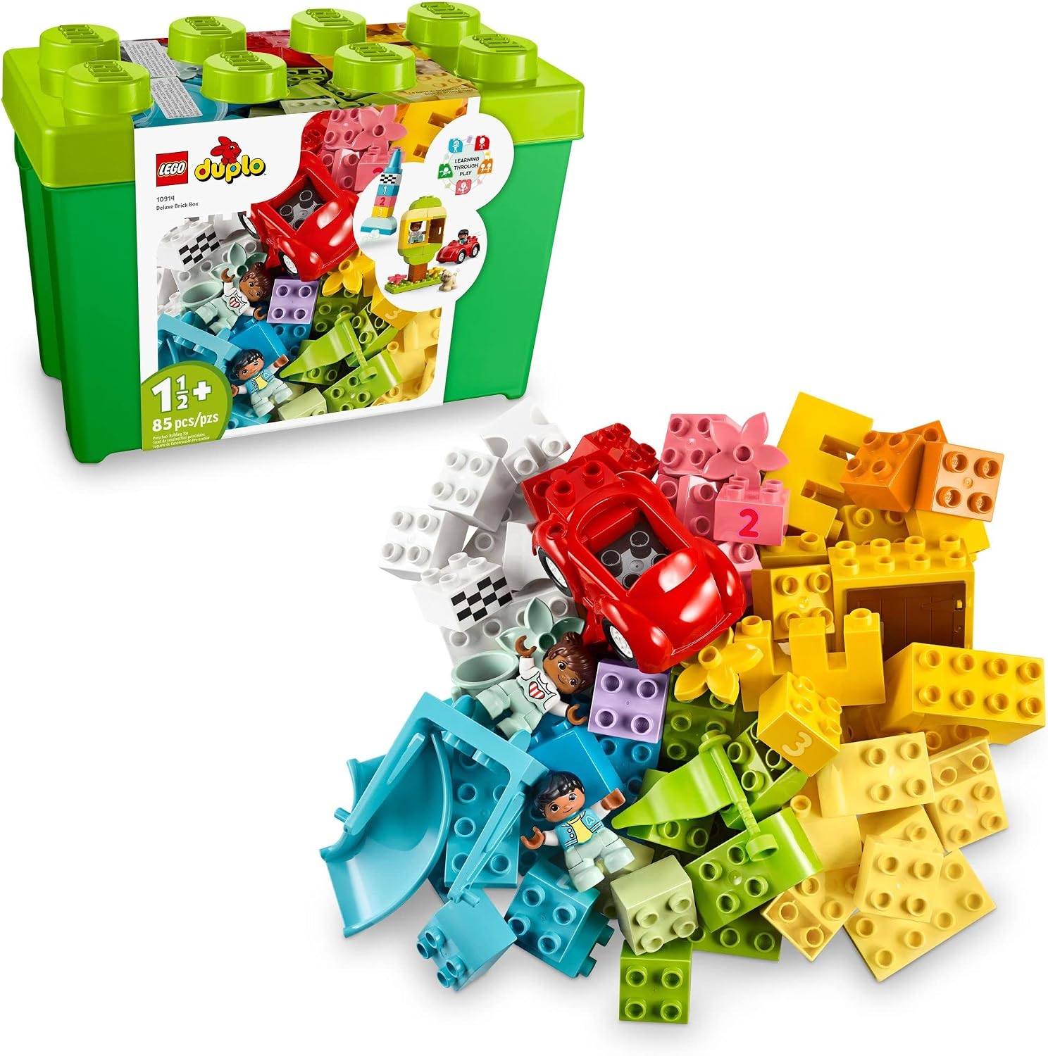LEGO DUPLO Deluxe Brick Box 10914 building set and packaging