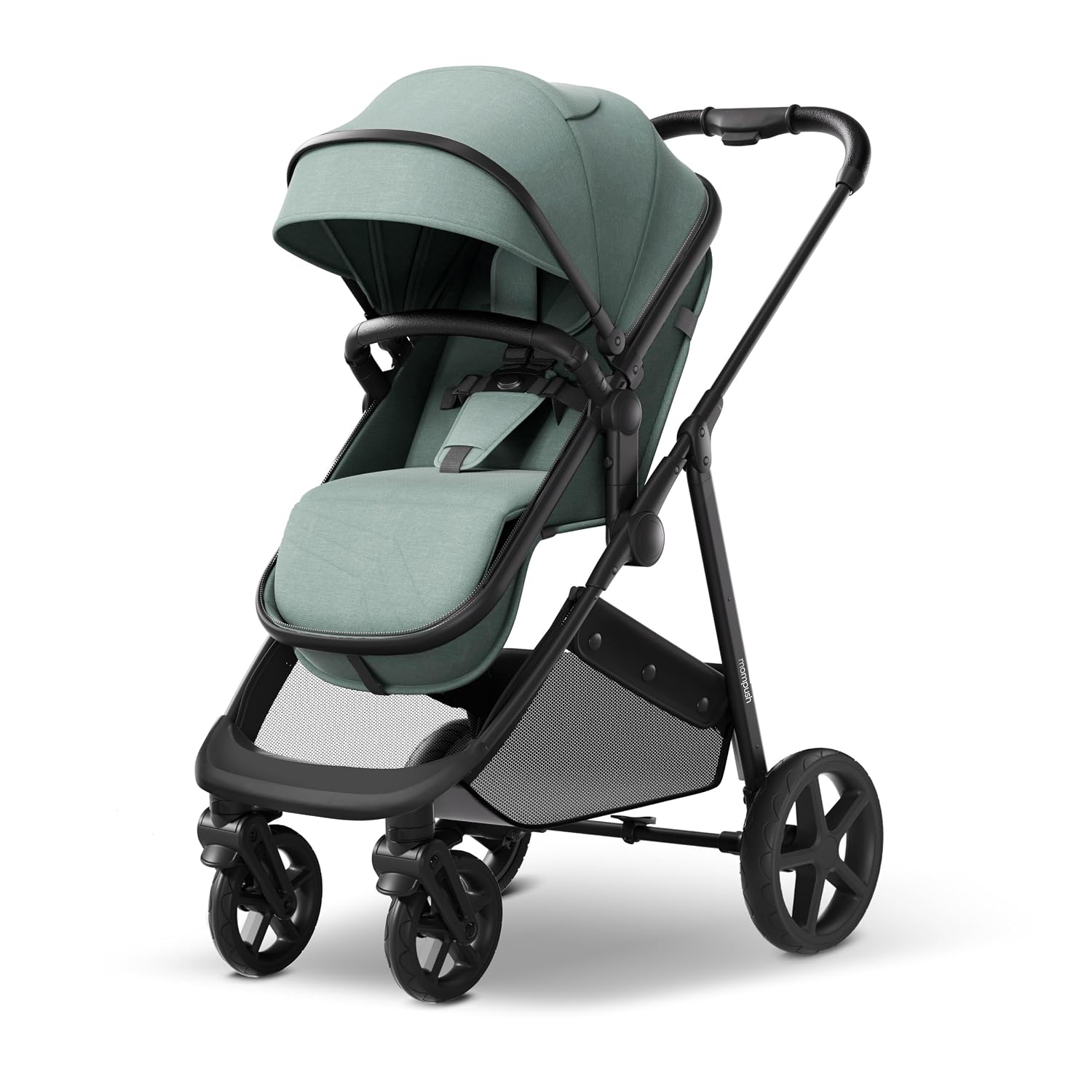 Mompush Wiz 2-in-1 Stroller — Sage