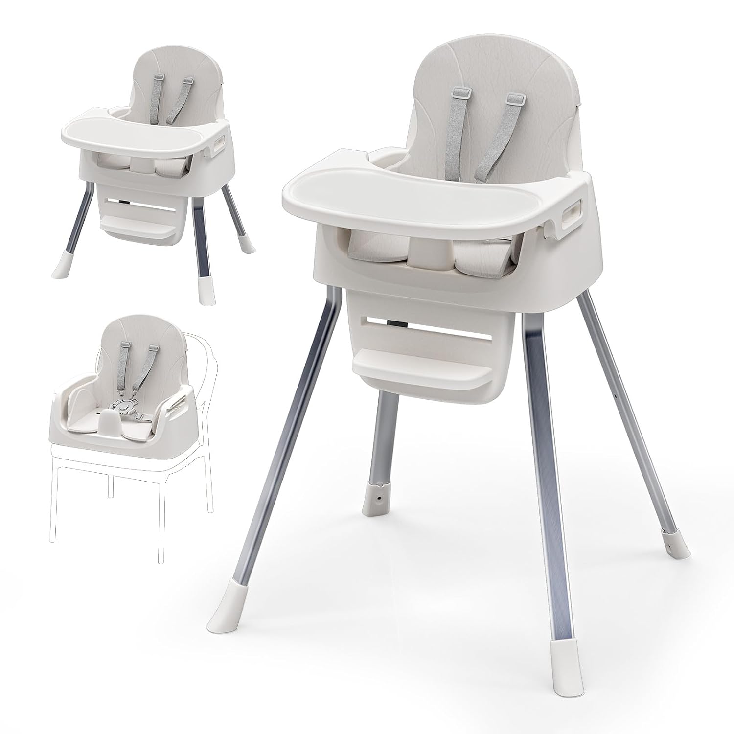 CheerKid 3-in-1 Highchair & Booster — Convertible feeding chair