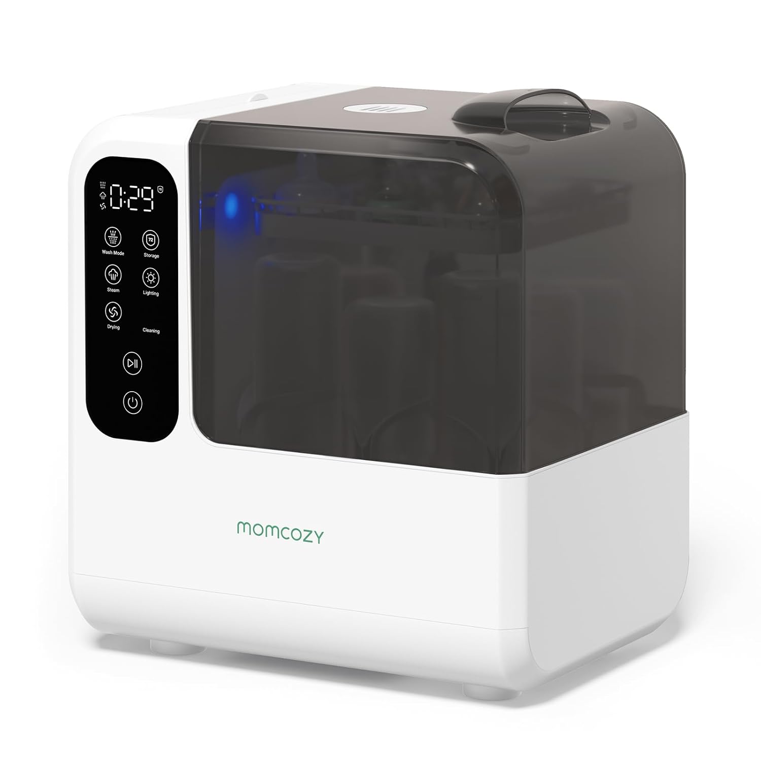 Momcozy DeepClean D8 Bottle Washer, Sterilizer & Dryer — White · Large